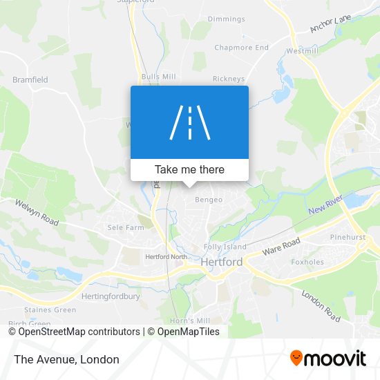 The Avenue map