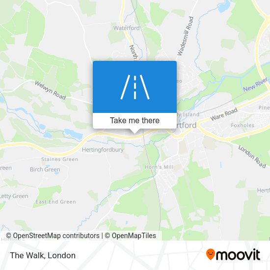 The Walk map
