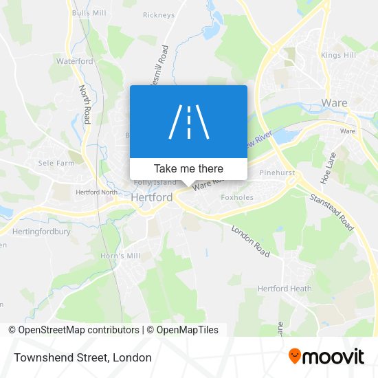 Townshend Street map