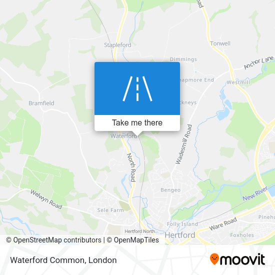Waterford Common map