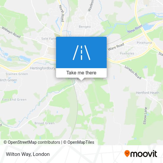 Wilton Way map
