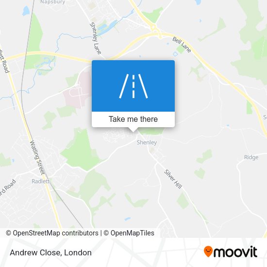 Andrew Close map