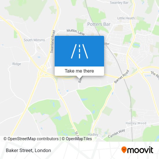 Baker Street map