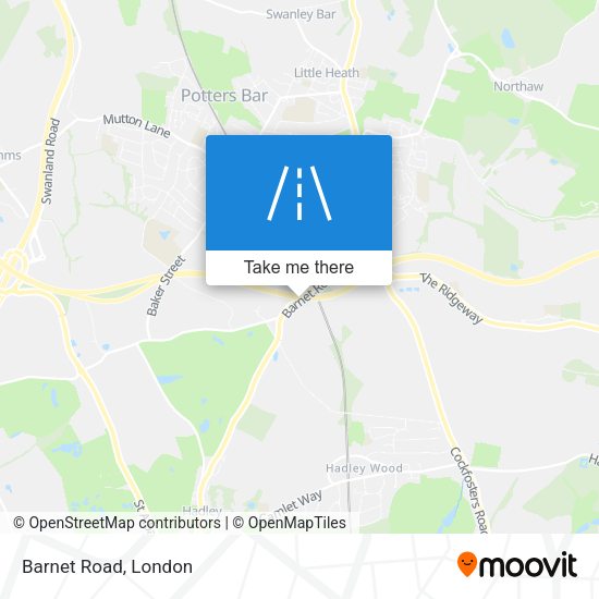 Barnet Road map