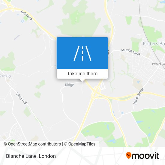 Blanche Lane map