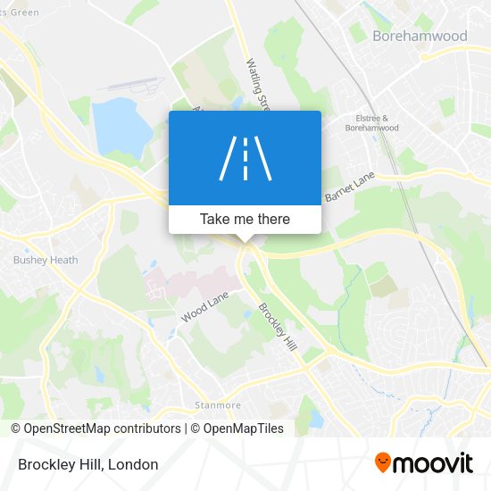 Brockley Hill map