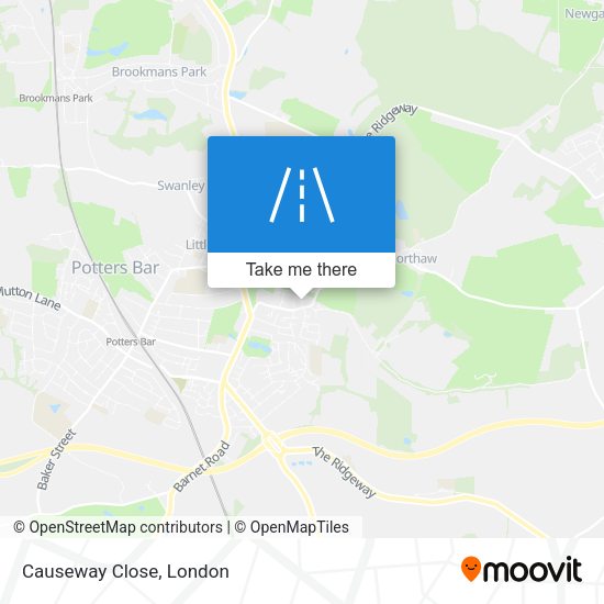 Causeway Close map