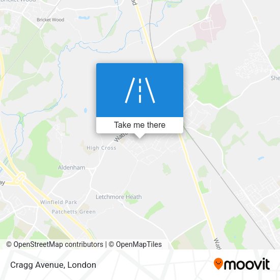 Cragg Avenue map
