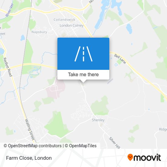 Farm Close map