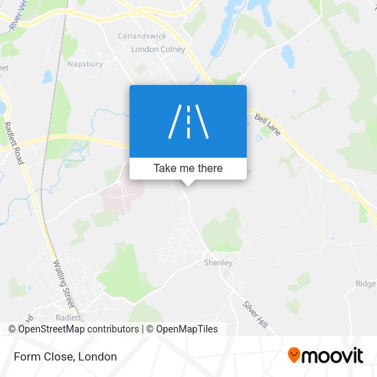 Form Close map