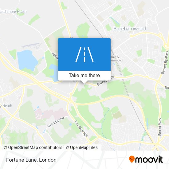 Fortune Lane map
