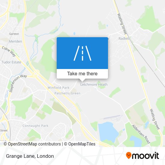 Grange Lane map
