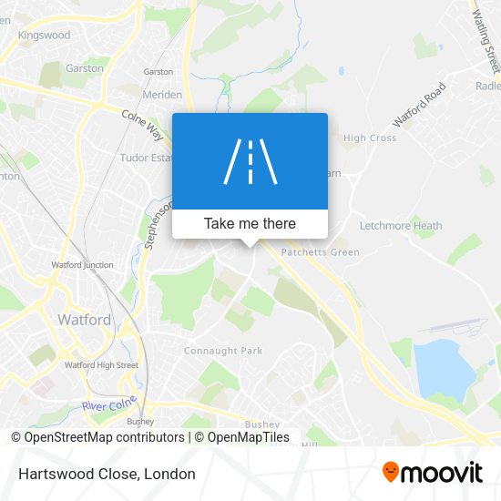 Hartswood Close map