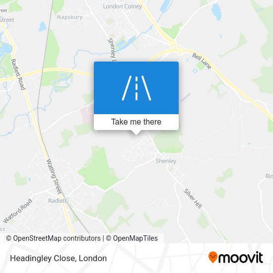 Headingley Close map