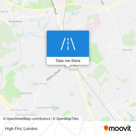 High Firs map