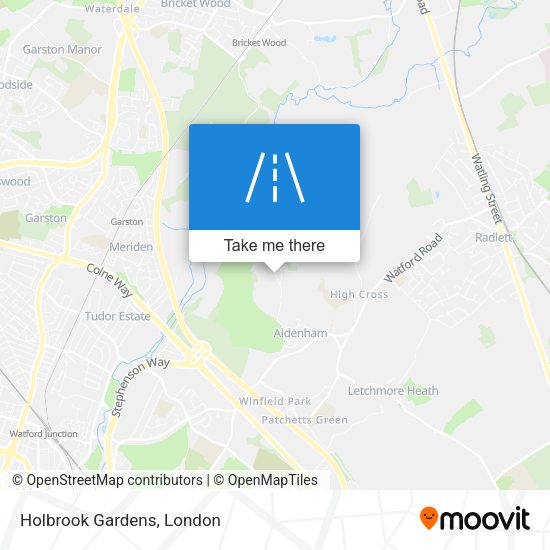Holbrook Gardens map