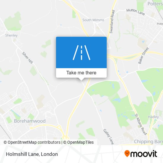 Holmshill Lane map