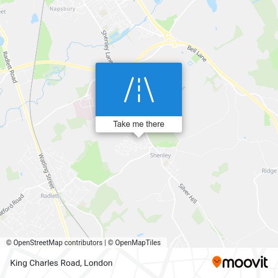 King Charles Road map