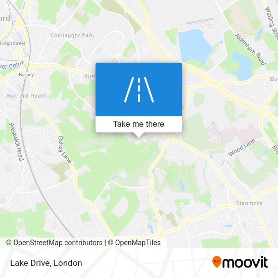 Lake Drive map