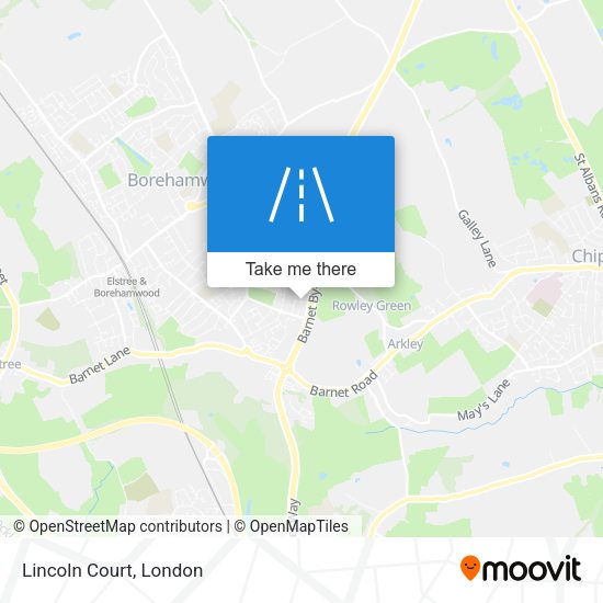 Lincoln Court map