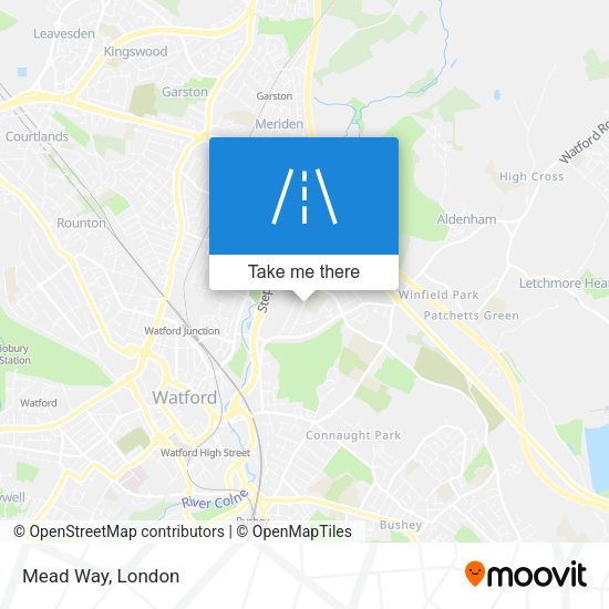Mead Way map