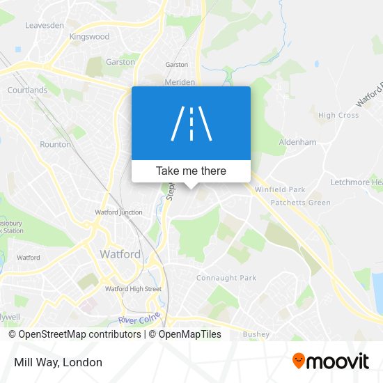 Mill Way map