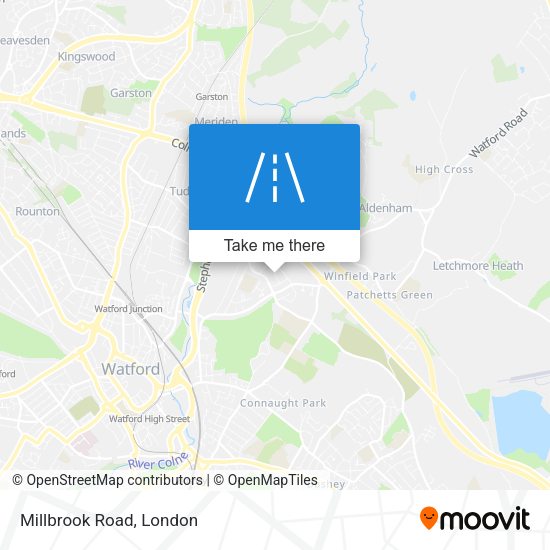 Millbrook Road map
