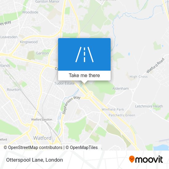 Otterspool Lane map