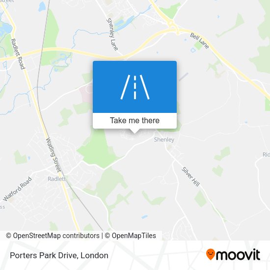 Porters Park Drive map