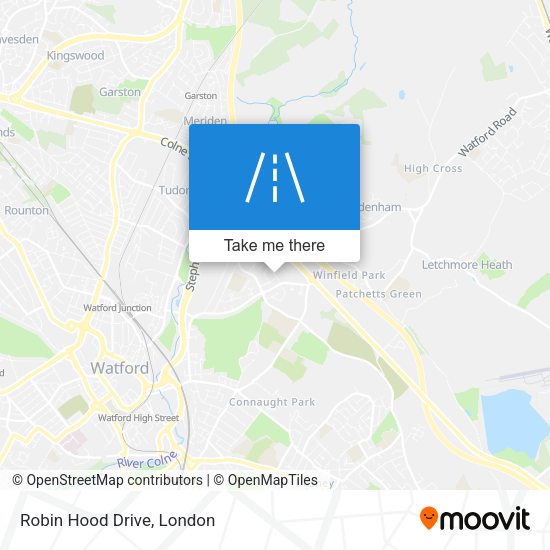 Robin Hood Drive map