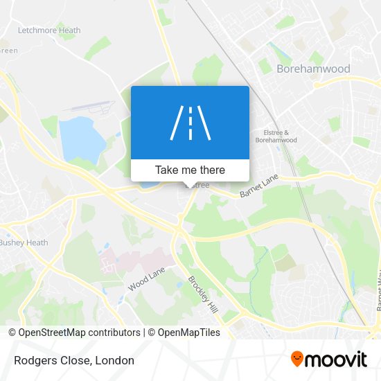 Rodgers Close map