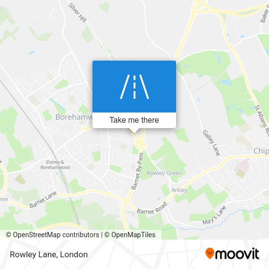 Rowley Lane map