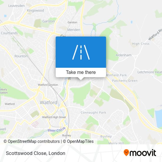 Scottswood Close map