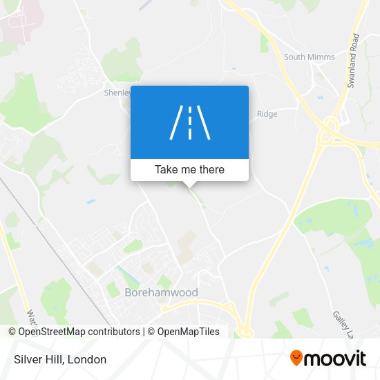 Silver Hill map
