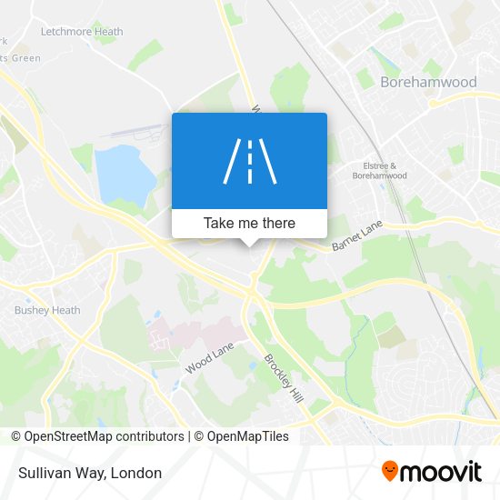 Sullivan Way map