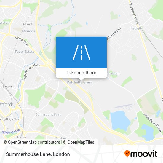 Summerhouse Lane map