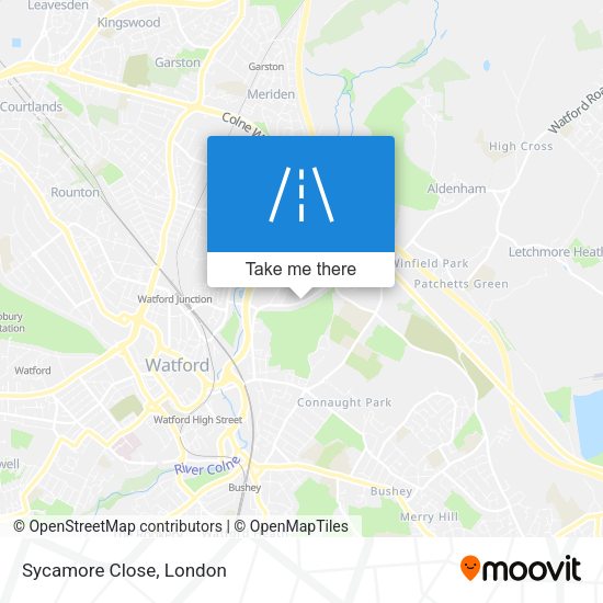 Sycamore Close map