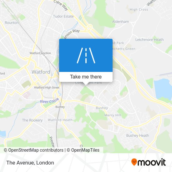 The Avenue map