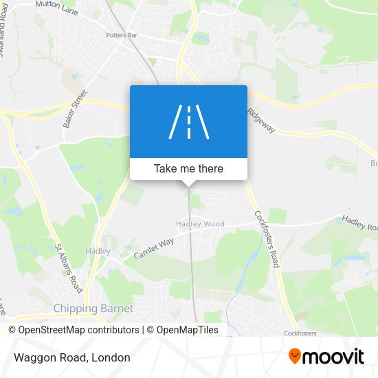 Waggon Road map