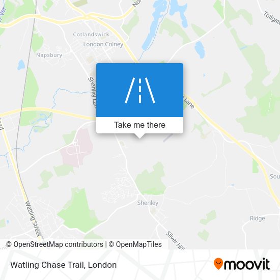 Watling Chase Trail map