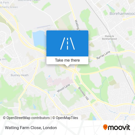 Watling Farm Close map