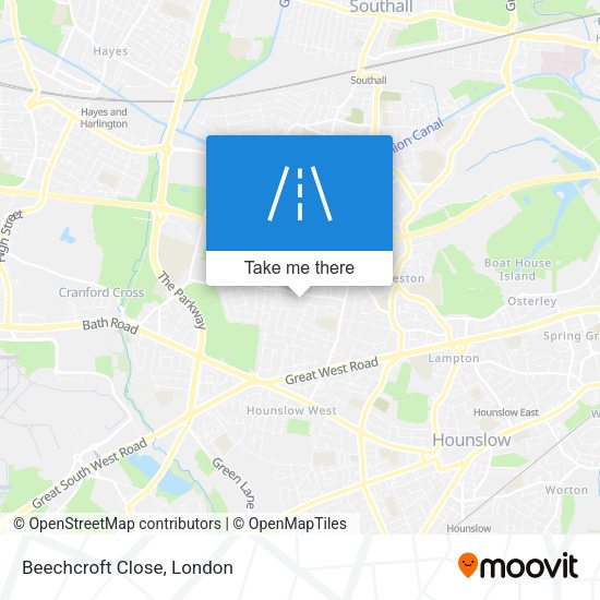 Beechcroft Close map