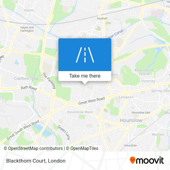 Blackthorn Court map