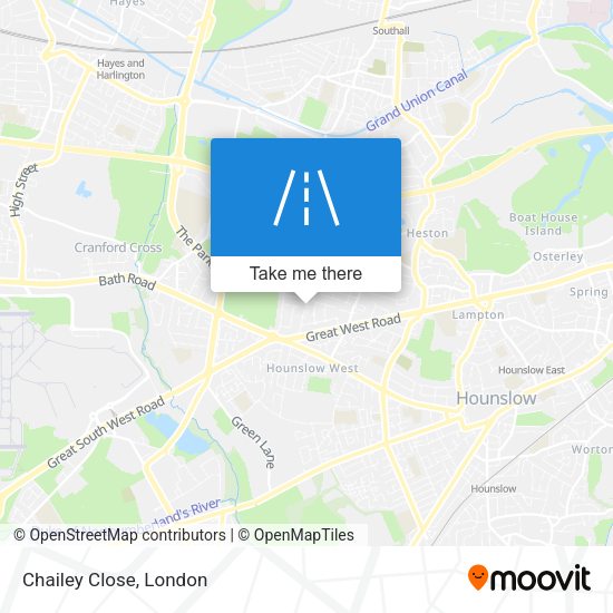 Chailey Close map