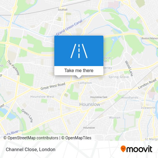 Channel Close map