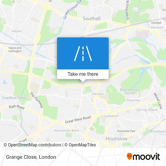 Grange Close map