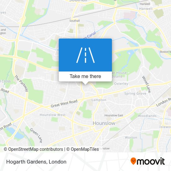 Hogarth Gardens map
