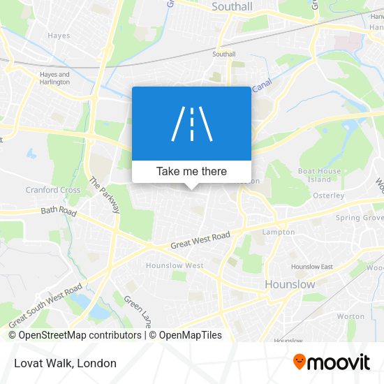 Lovat Walk map