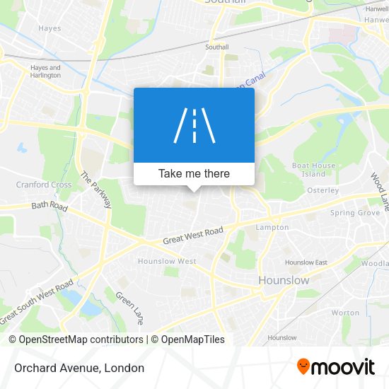 Orchard Avenue map