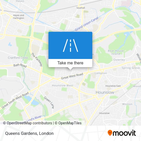 Queens Gardens map